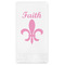 Fleur De Lis Guest Napkins - Full Color - Embossed Edge (Personalized)