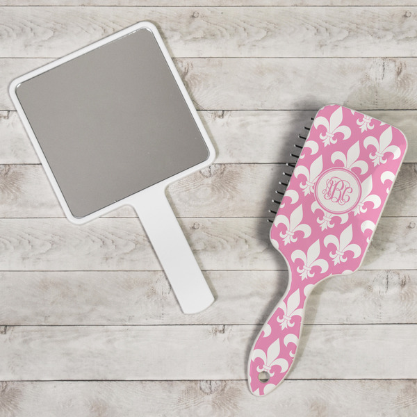 Fleur De Lis Hair Brush - In Context