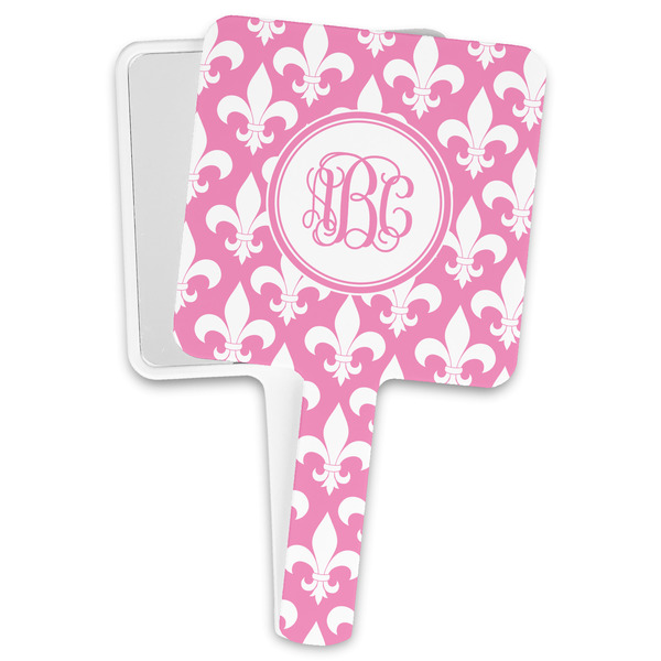 Custom Fleur De Lis Hand Mirror (Personalized)