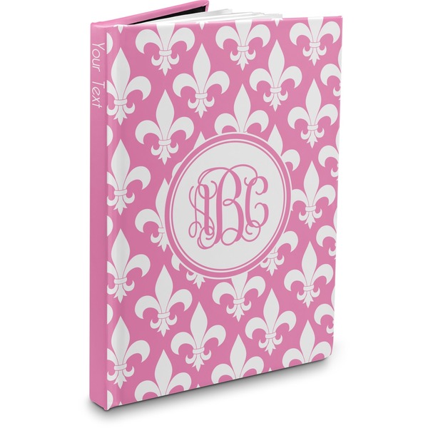 Custom Fleur De Lis Hardbound Journal (Personalized)