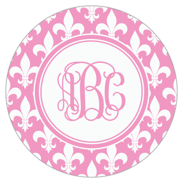 Fleur De Lis Icing Circle - Small - Single