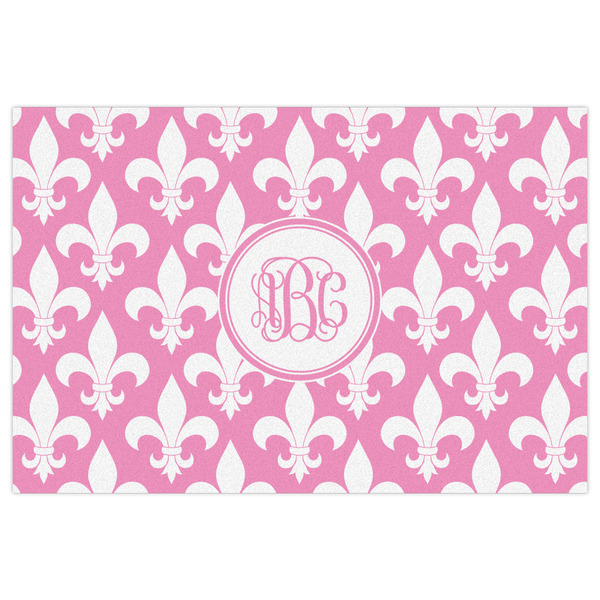 Fleur De Lis Indoor / Outdoor Rug - 2'x3' - Front Flat