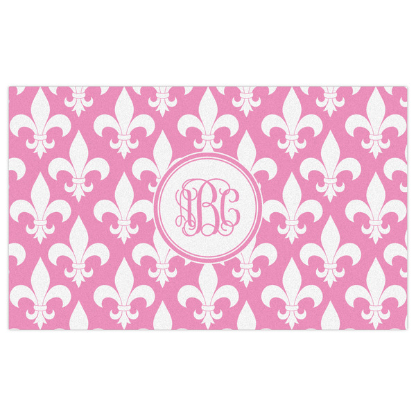 Fleur De Lis Indoor / Outdoor Rug - 3'x5' - Front Flat