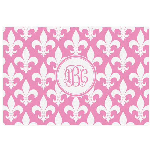 Fleur De Lis Indoor / Outdoor Rug - 4'x6' - Front Flat