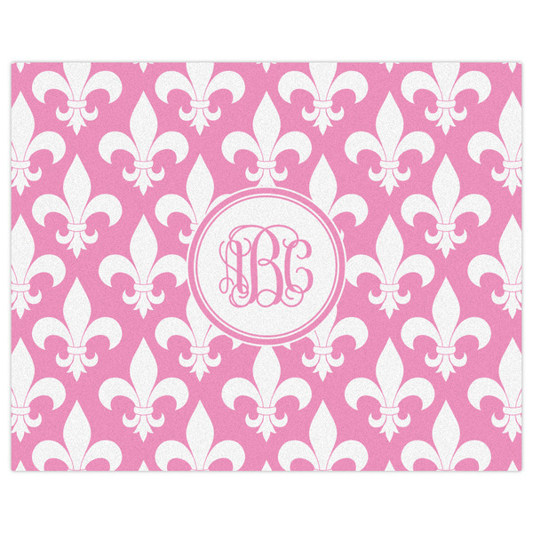 Fleur De Lis Indoor / Outdoor Rug - 8'x10' - Front Flat