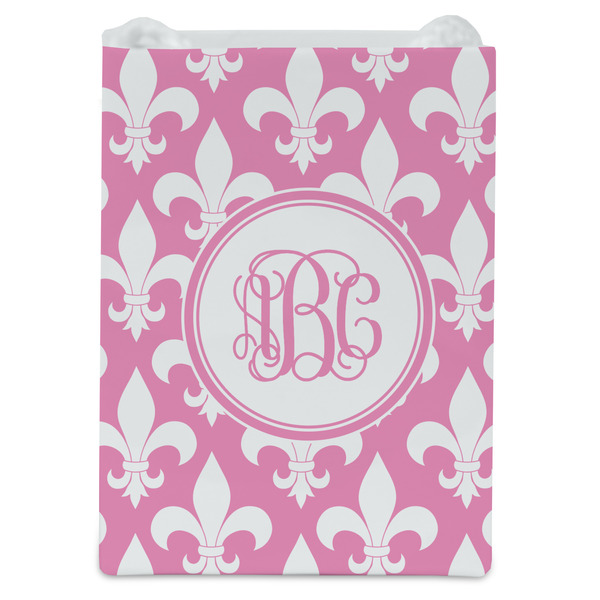 Fleur De Lis Jewelry Gift Bag - Matte - Front