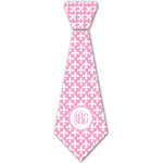 Fleur De Lis Iron On Tie - 4 Sizes w/ Monogram