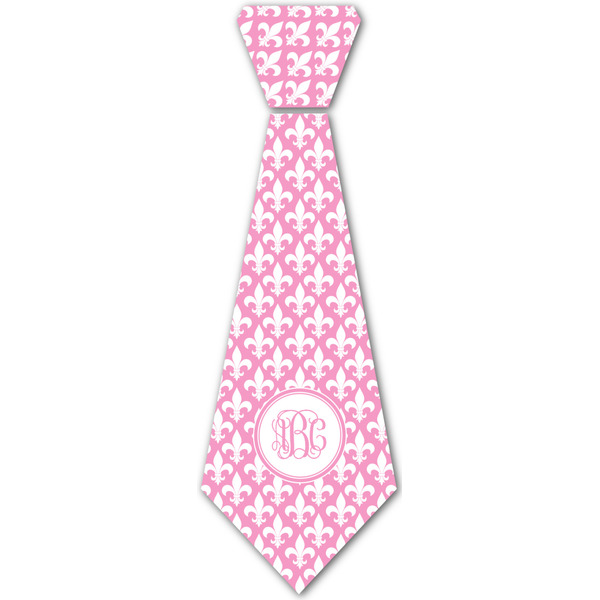 Custom Fleur De Lis Iron On Tie - 4 Sizes w/ Monogram