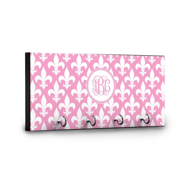 Fleur De Lis Key Hanger - Front View with Hooks