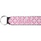 Pink Fleur De Lis Keychain Fob (Personalized)