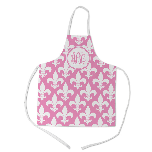 Custom Fleur De Lis Kid's Apron w/ Monogram