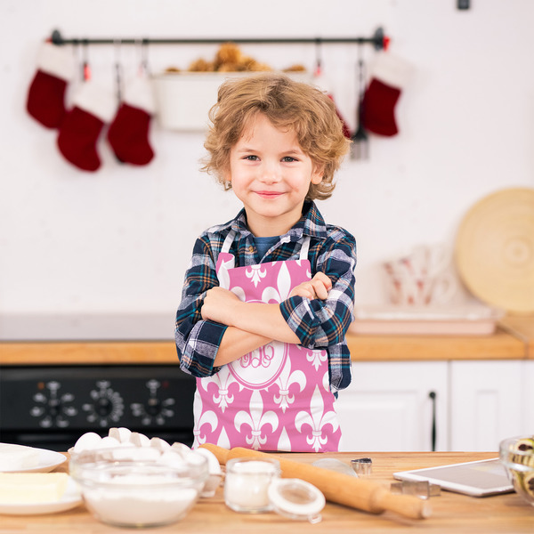 Fleur De Lis Kid's Aprons - Small - Lifestyle