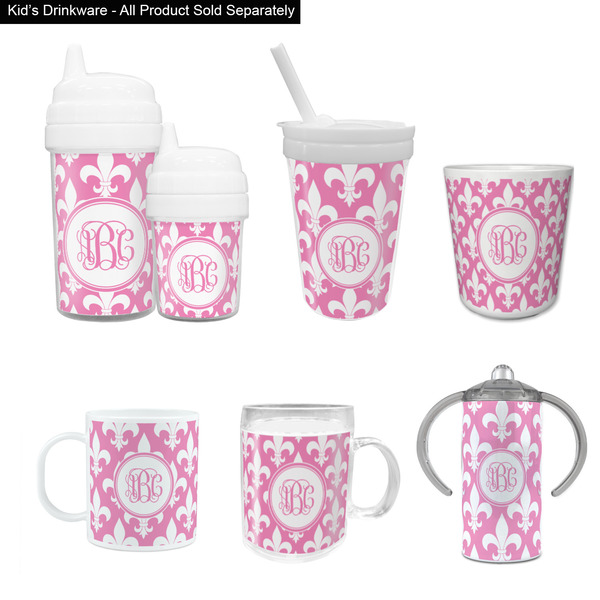 Fleur De Lis Kid's Drinkware - Customized & Personalized
