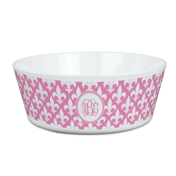Custom Fleur De Lis Kid's Bowl (Personalized)