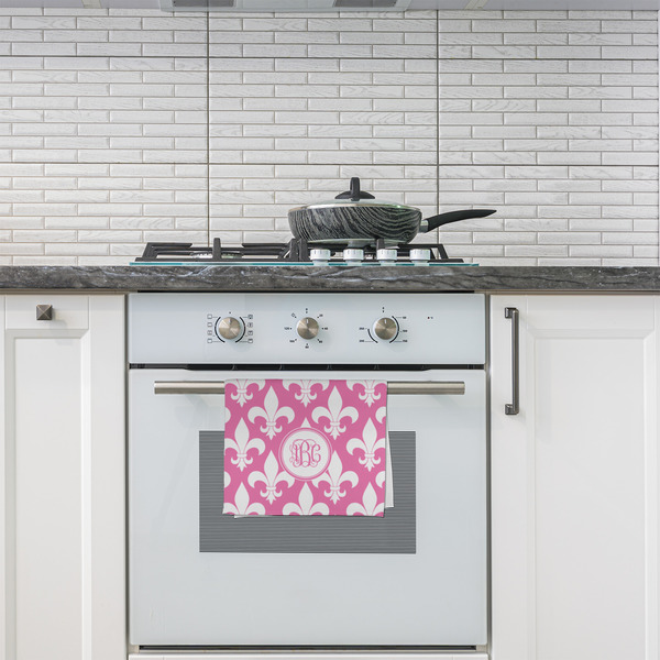 Fleur De Lis Kitchen Towel - Poly Cotton - Lifestyle