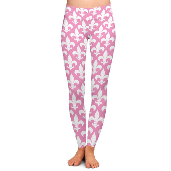 Custom Fleur De Lis Ladies Leggings - Extra Large