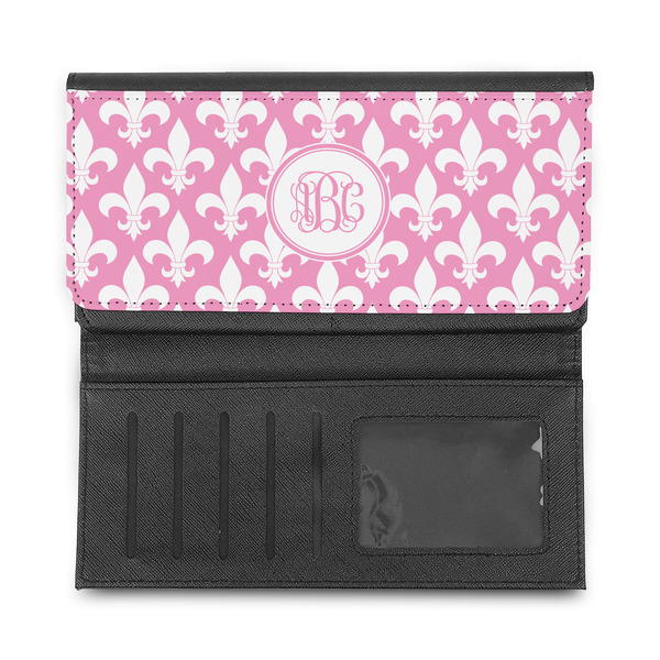 Fleur De Lis Ladies Wallet - Half Way Open