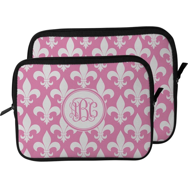 Fleur De Lis Laptop Sleeve (Size Comparison)