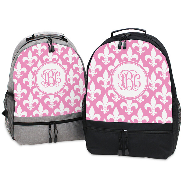 Fleur De Lis Large Backpacks - Both