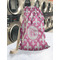 Fleur De Lis Laundry Bag in Laundromat