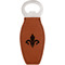Fleur De Lis Leatherette Bottle Opener - Double Sided