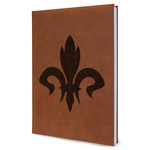 Fleur De Lis Leather Sketchbook - Large - Single Sided