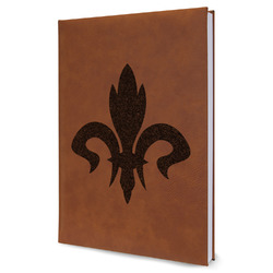 Fleur De Lis Leather Sketchbook - Large - Single Sided