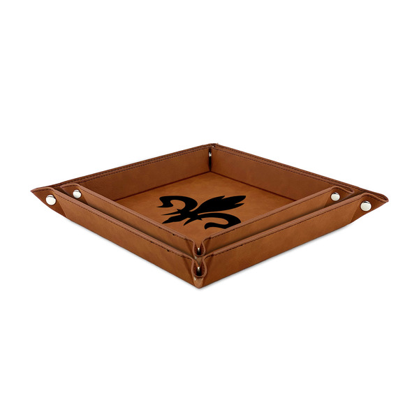 Fleur De Lis Leather Valet Trays - PARENT MAIN (both trays)