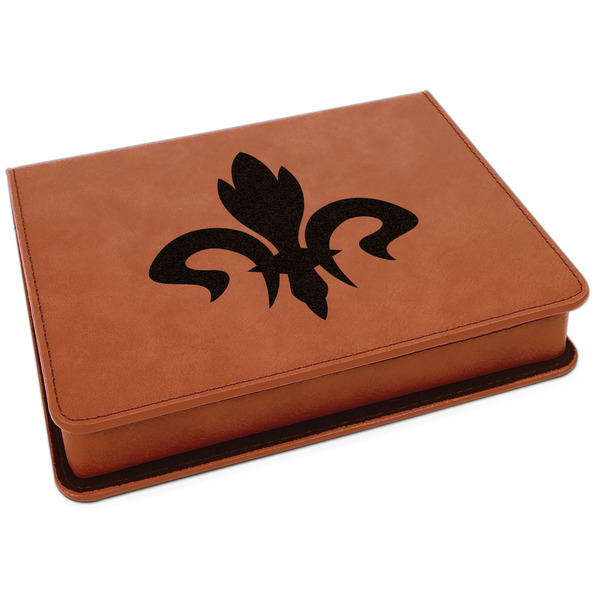 Custom Fleur De Lis Leatherette 4-Piece Wine Tool Set