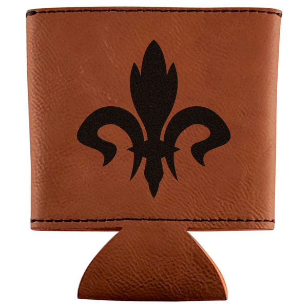 Custom Fleur De Lis Leatherette Can Sleeve