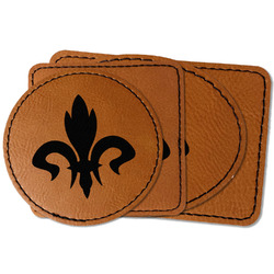 Fleur De Lis Faux Leather Iron On Patch