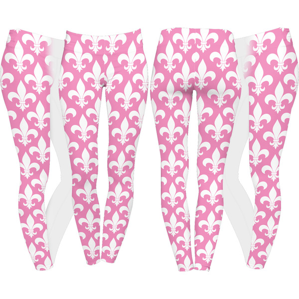 Fleur De Lis Leggings Turn Around - Apvl
