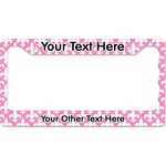 Fleur De Lis License Plate Frame - Style B (Personalized)