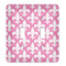 Pink Fleur De Lis Light Switch Cover (2 Toggle Plate)