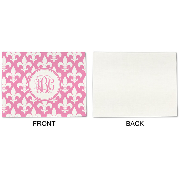 Fleur De Lis Linen Placemat - APPROVAL Single (single sided)