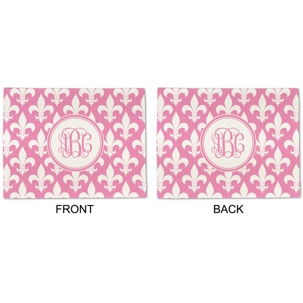 Fleur De Lis Linen Placemat - APPROVAL (double sided)