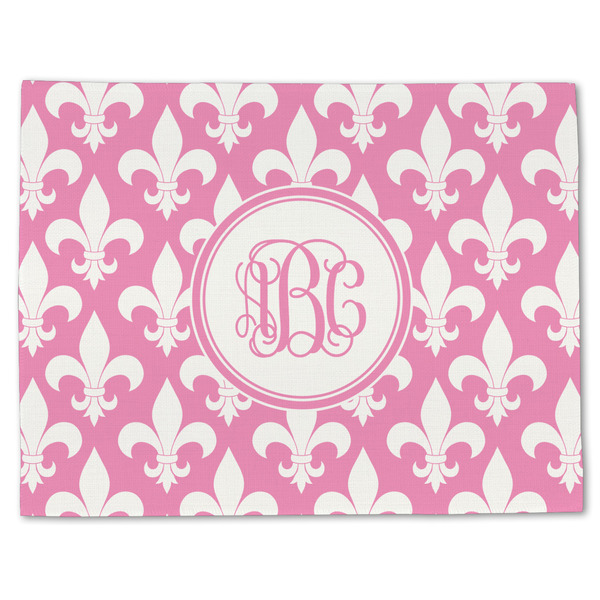 Fleur De Lis Linen Placemat - Front