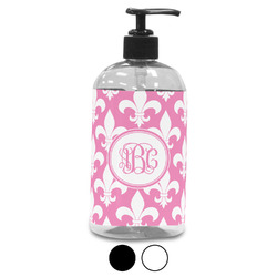 Fleur De Lis Plastic Soap / Lotion Dispenser (Personalized)