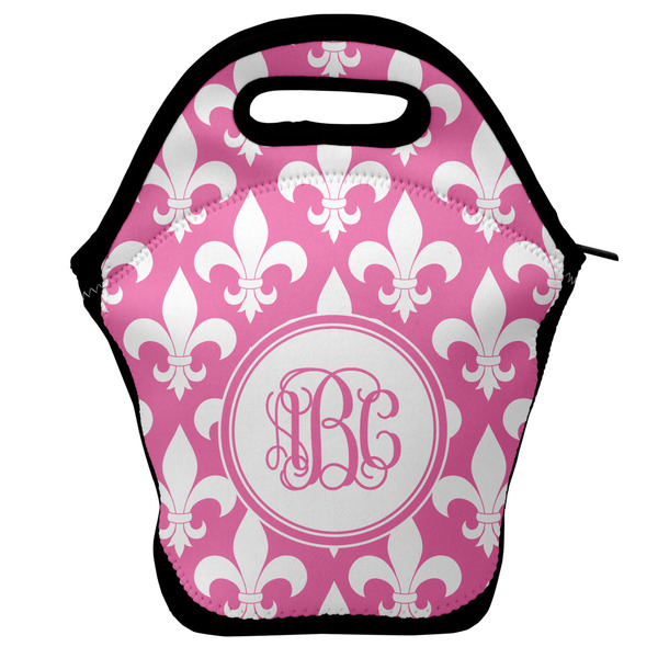 Custom Fleur De Lis Lunch Bag w/ Monogram