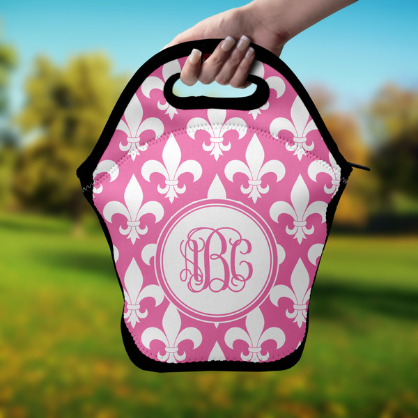 Fleur De Lis Lunch Bag - Hand