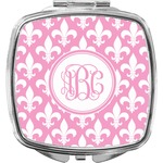 Fleur De Lis Compact Makeup Mirror (Personalized)