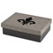 Fleur De Lis Medium Gift Box with Engraved Leather Lid - Front/main