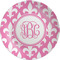 Fleur De Lis Melamine Plate (Personalized)