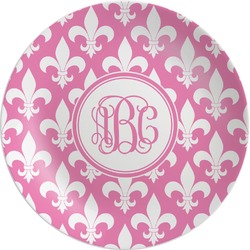 Fleur De Lis Melamine Plate (Personalized)