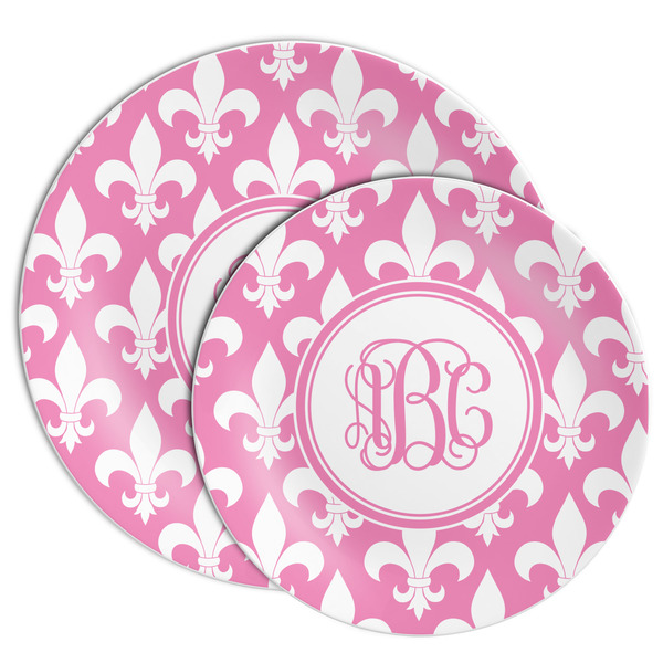 Fleur De Lis Melamine Plates - PARENT/MAIN