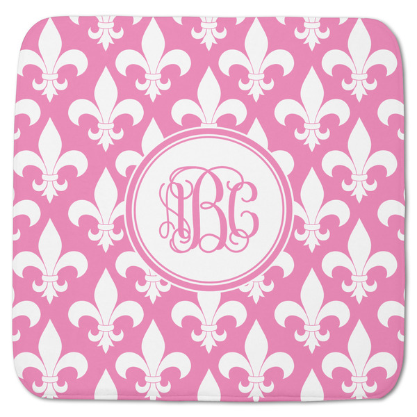 Custom Fleur De Lis Memory Foam Bath Mat - 48"x48" (Personalized)