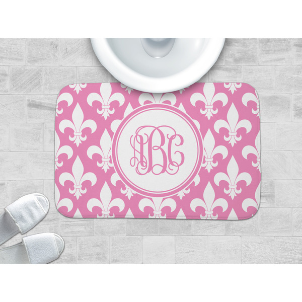 Fleur De Lis Memory Foam Bath Mat - LIFESTYLE 34x21
