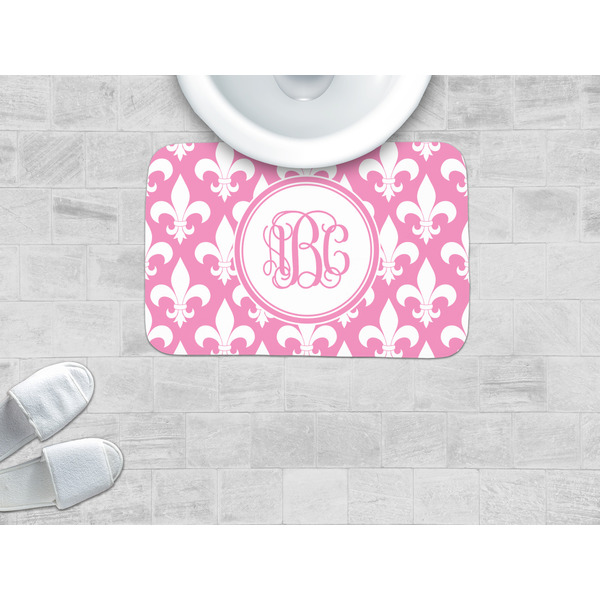 Fleur De Lis Memory Foam Bath Mat - LIFESTYLE
