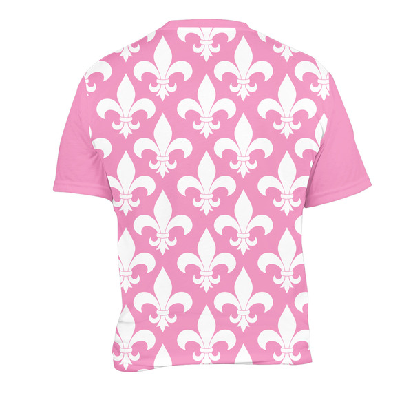Fleur De Lis Men's Crew Neck T Shirt Medium - Back