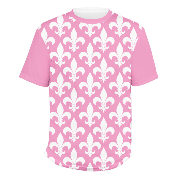 Custom Fleur De Lis Men's Crew T-Shirt